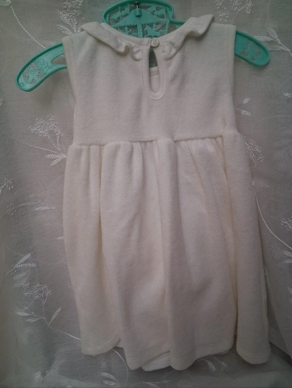 Gymboree (2015)French Terry Cloth Orange Smocked Dress, Fish Button/Pants,NWOT